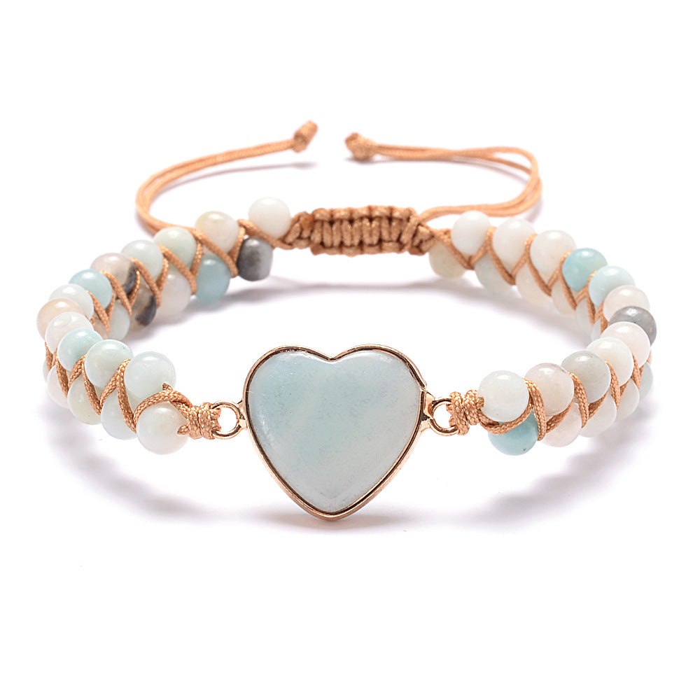 Braided Leather Cord Bracelet In Europe And America Wholesale Customizable Bohemian Jewelry