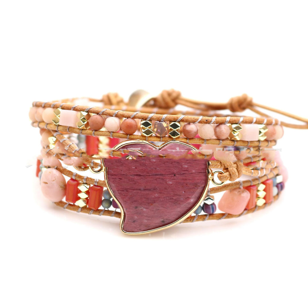 Braided Leather Cord Bracelet In Europe And America Wholesale Customizable Bohemian Jewelry