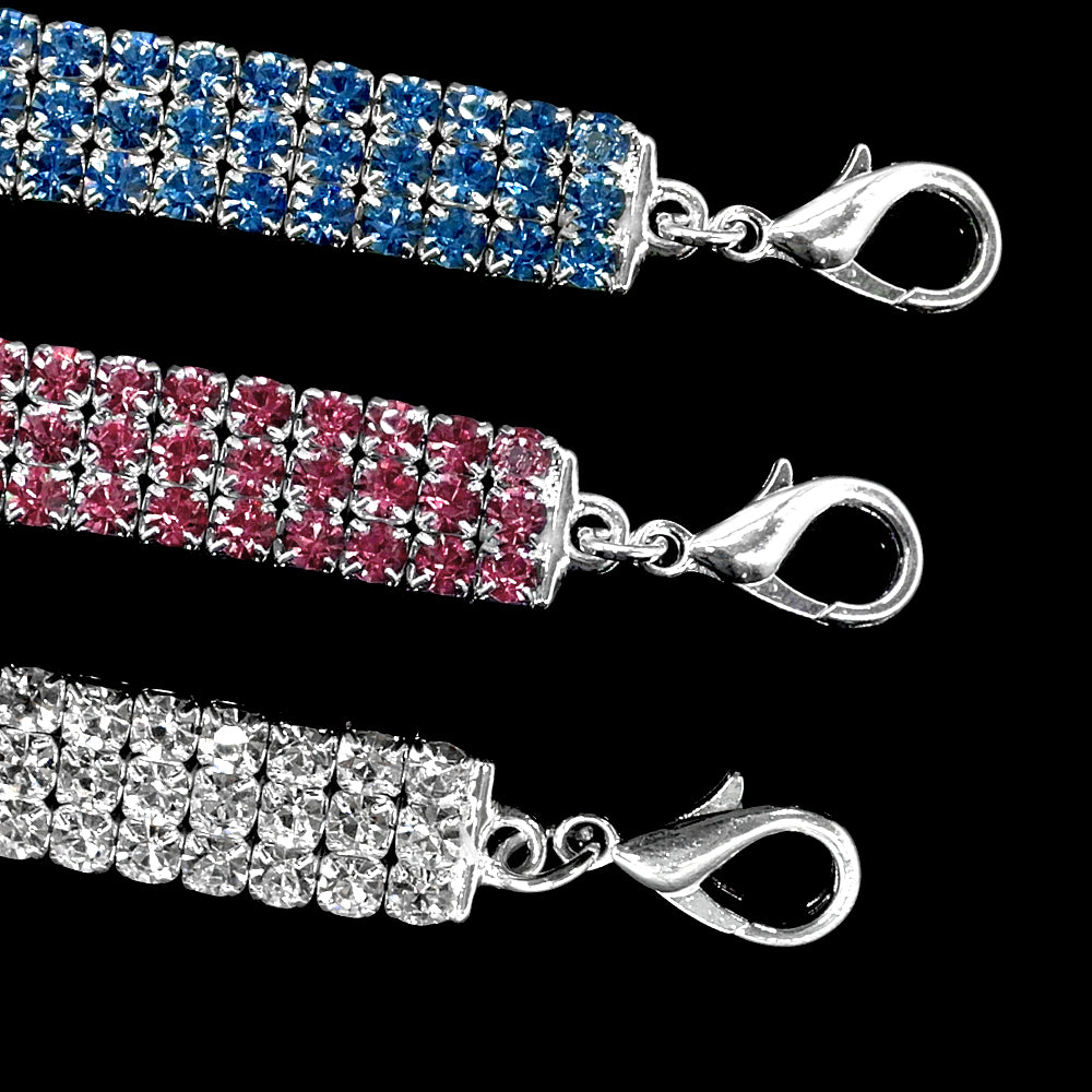 Dog Collar Crystal Puppy Chihuahua Pet Dog Collars Leash For Small Medium Dogs Cats