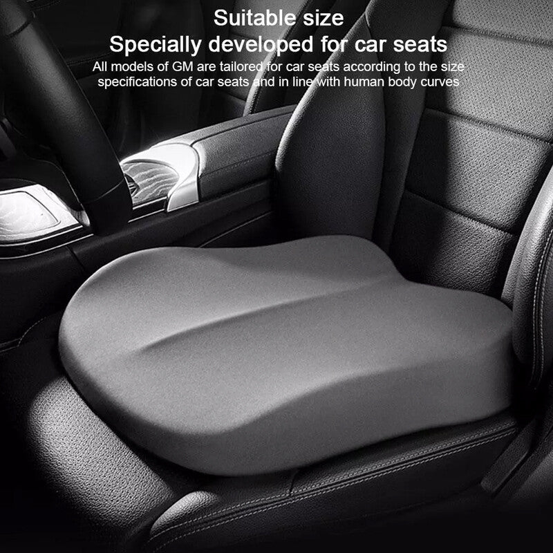 Memory Foam Car Seat Cushion For Driving Wedge Driver Booster Office Chair Pad.
